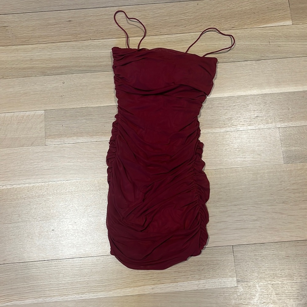 princess polly mini bodycon mesh padded dress